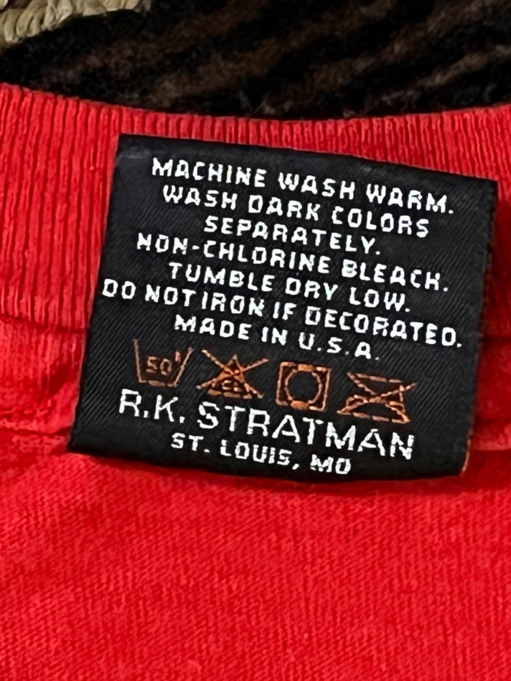 Vintage 1996 Harley Davidson Motorcycle Tshirt XXL Las Vegas Strip Nevada Red - Picture 3 of 7